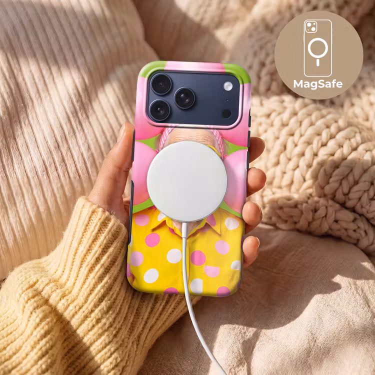 Telefoonhoesje Toughcase - Mens - Ballonnen - Feest - Kleurrijk - Roze — 8