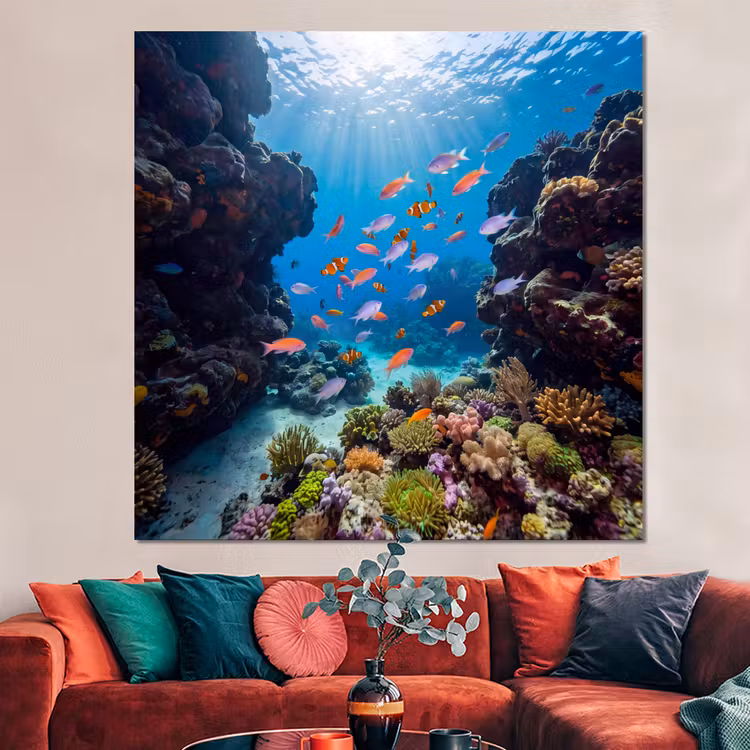 Forex - Vis - Koraalrif - Onderwater - Levendig - Blauw — 3