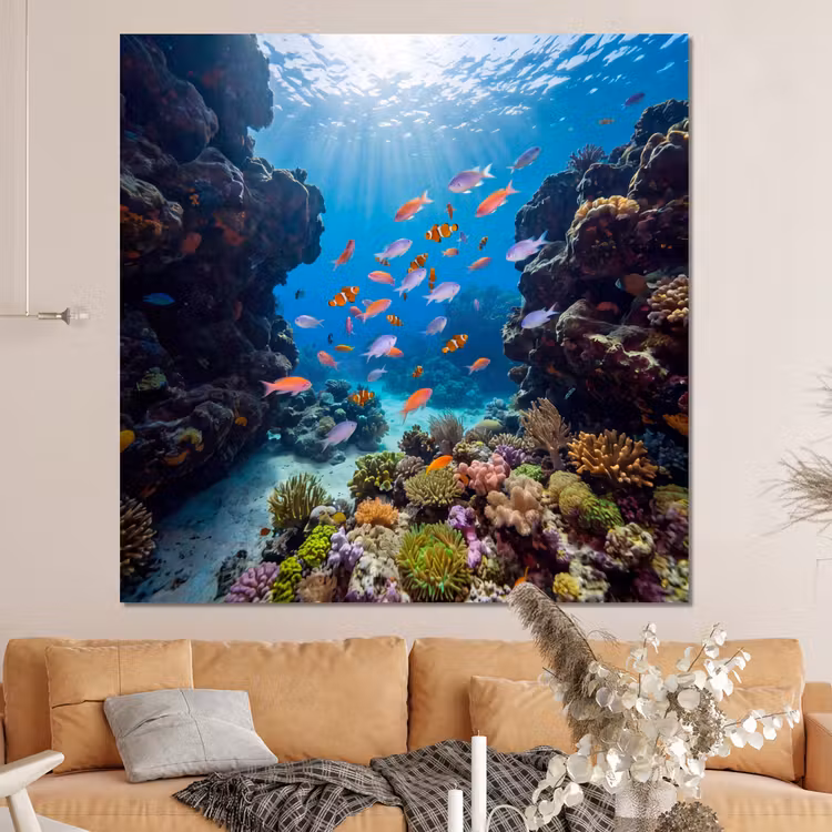 Forex - Vis - Koraalrif - Onderwater - Levendig - Blauw — 4