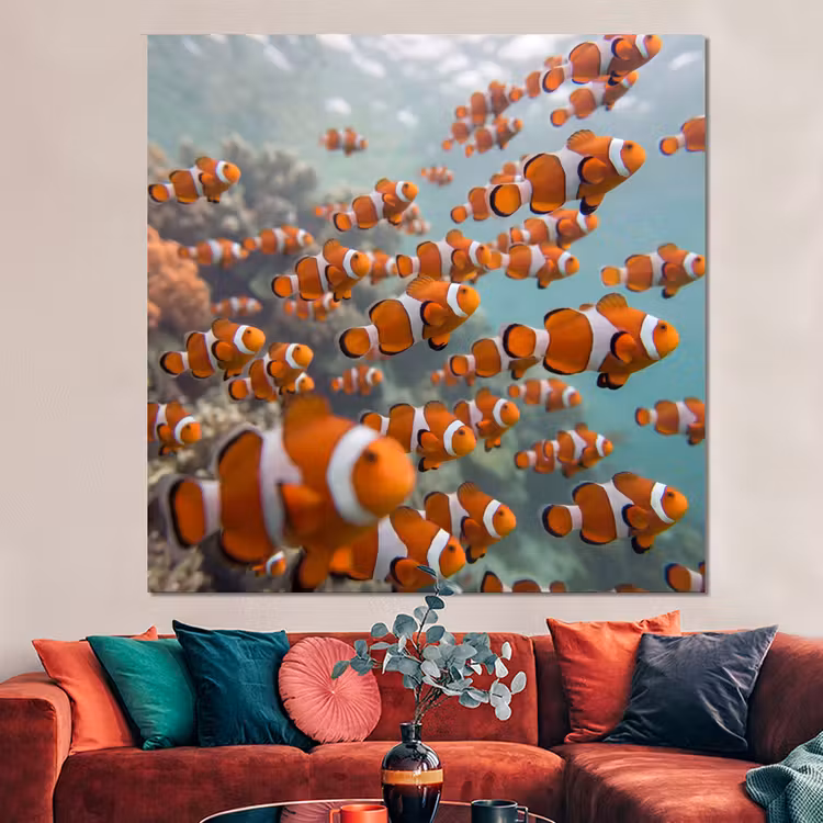 Forex - Vis - School - Onderwater - Dieren - Oranje — 3