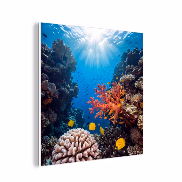 Forex - Zee - Koraalrif - Natuur - Levendig - Blauw — 1