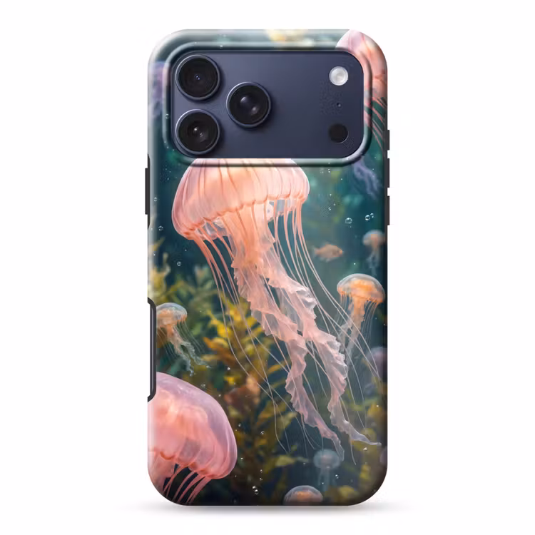 Telefoonhoesje Toughcase - Kwal - Roze - Onderwater - Zeeleven - Dieren — 1