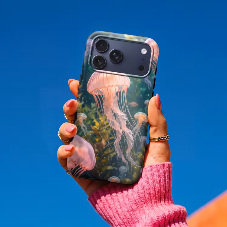 Telefoonhoesje Toughcase - Kwal - Roze - Onderwater - Zeeleven - Dieren — 2