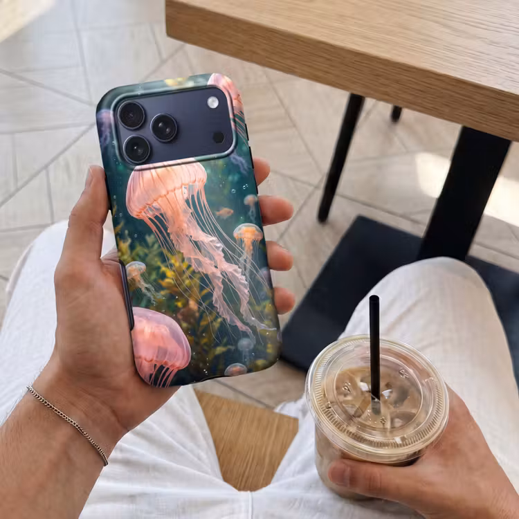 Telefoonhoesje Toughcase - Kwal - Roze - Onderwater - Zeeleven - Dieren — 4
