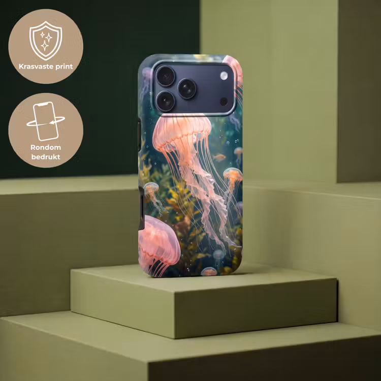 Telefoonhoesje Toughcase - Kwal - Roze - Onderwater - Zeeleven - Dieren — 7