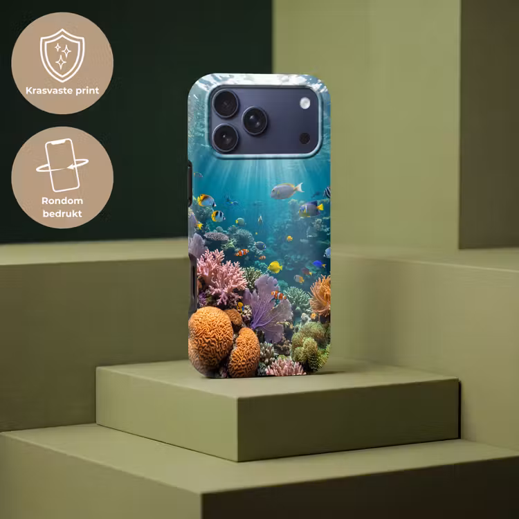 Telefoonhoesje Toughcase - Vis - Koraal - Oceaan - Natuur - Kleurrijk — 7