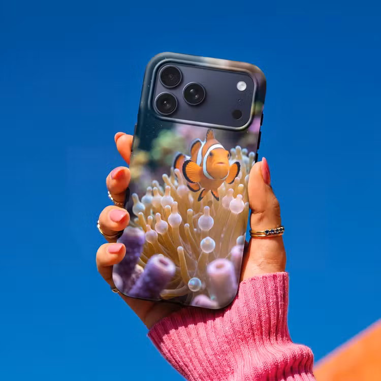 Telefoonhoesje Toughcase - Vis - Koraal - Onderwater - Oranje - Dieren — 2