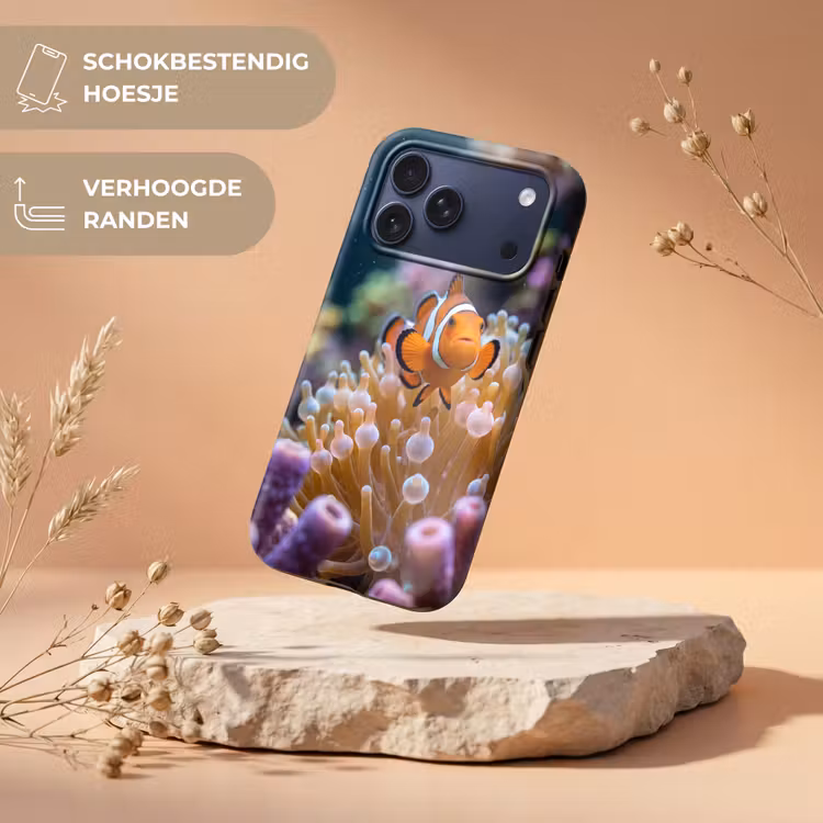 Telefoonhoesje Toughcase - Vis - Koraal - Onderwater - Oranje - Dieren — 5