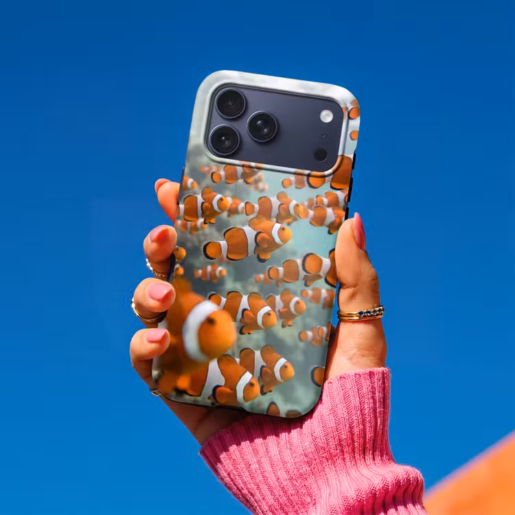 Telefoonhoesje Toughcase - Vis - School - Onderwater - Dieren - Oranje — 2