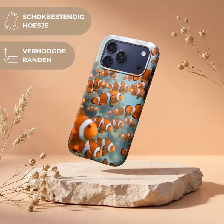 Telefoonhoesje Toughcase - Vis - School - Onderwater - Dieren - Oranje — 5
