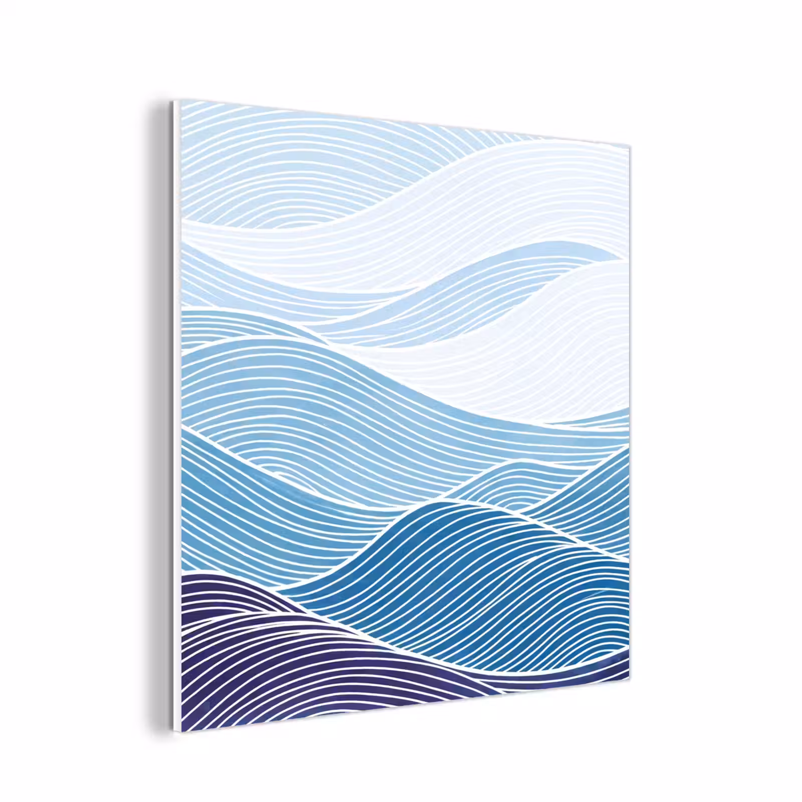 Forex - Abstract - Golven - Patroon - Blauw - Modern — 1