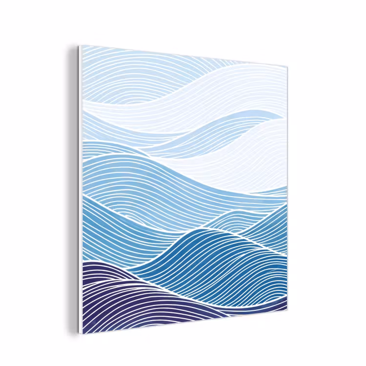 Forex - Abstract - Golven - Patroon - Blauw - Modern — 1