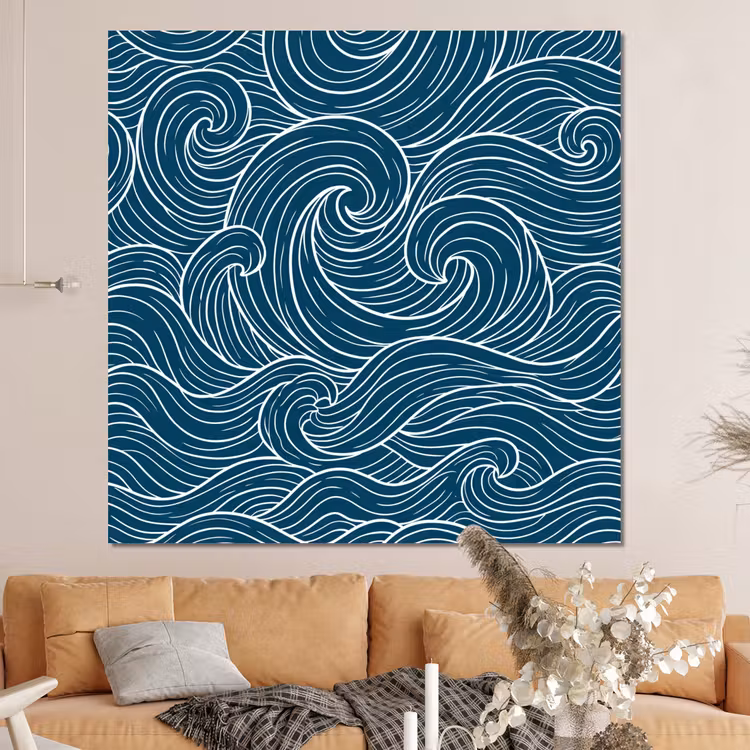 Forex - Golven - Spiraal - Water - Abstract - Blauw — 4