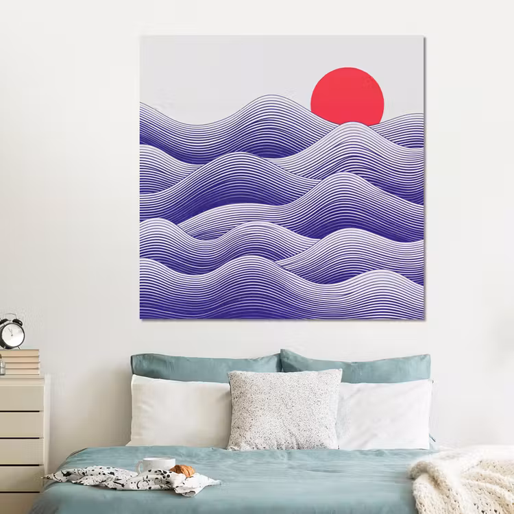 Forex - Golven - Zon - Natuur - Abstract - Rood — 2