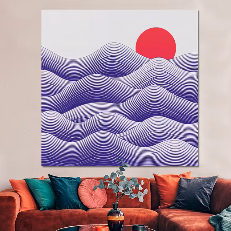Forex - Golven - Zon - Natuur - Abstract - Rood — 3