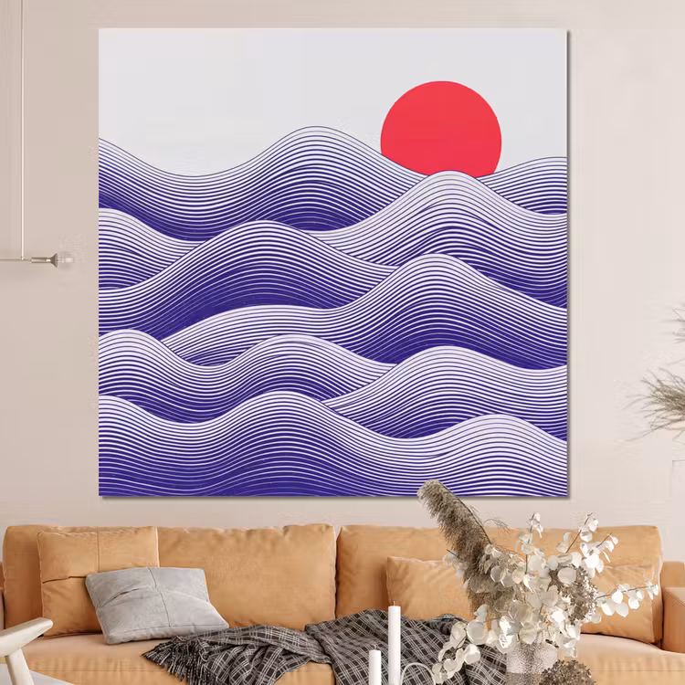 Forex - Golven - Zon - Natuur - Abstract - Rood — 4