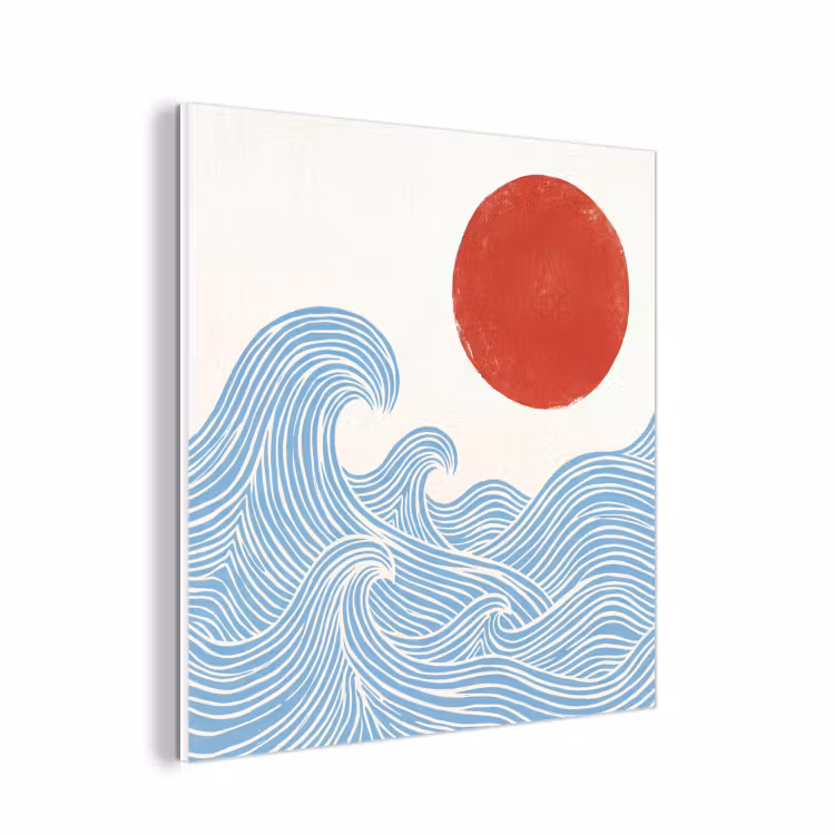 Forex - Zon - Golven - Oceaan - Abstract - Rood — 1