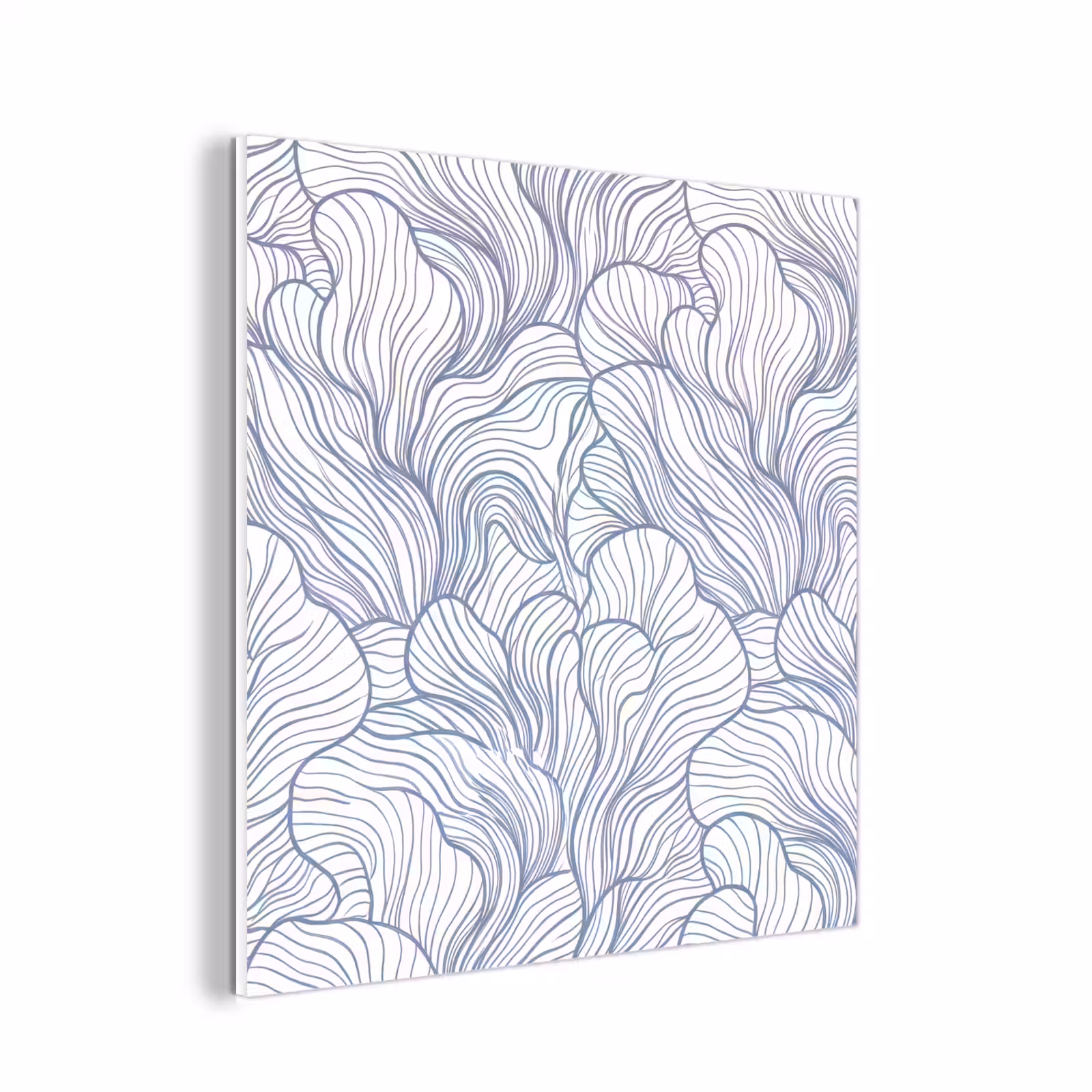 Forex - Patroon - Lijnen - Organisch - Abstract - Blauw — 1
