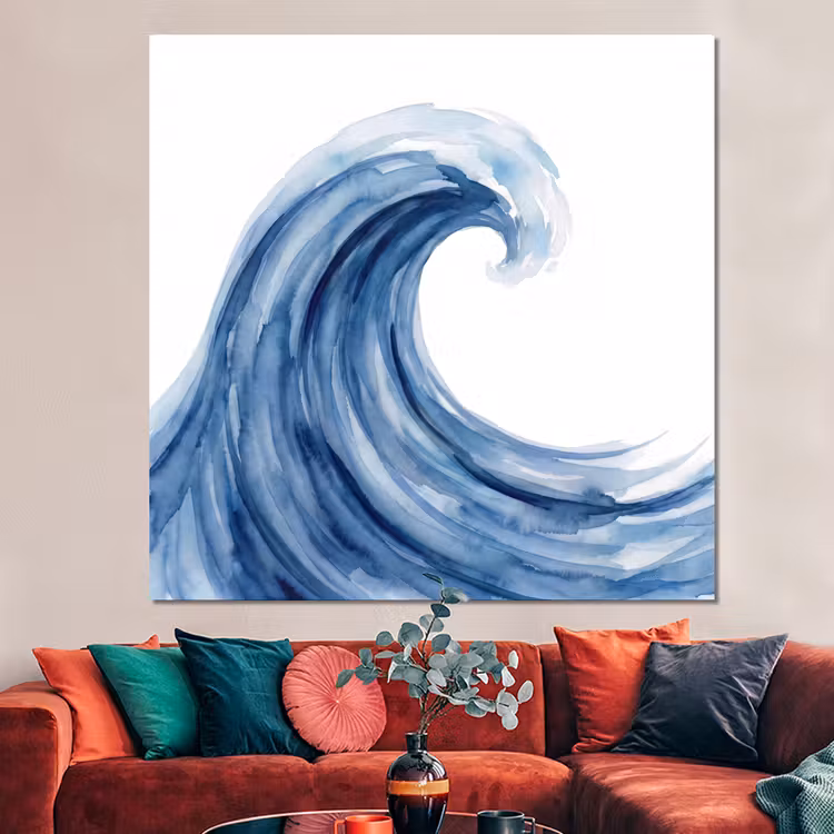 Forex - Water - Beweging - Natuur - Modern - Blauw — 3