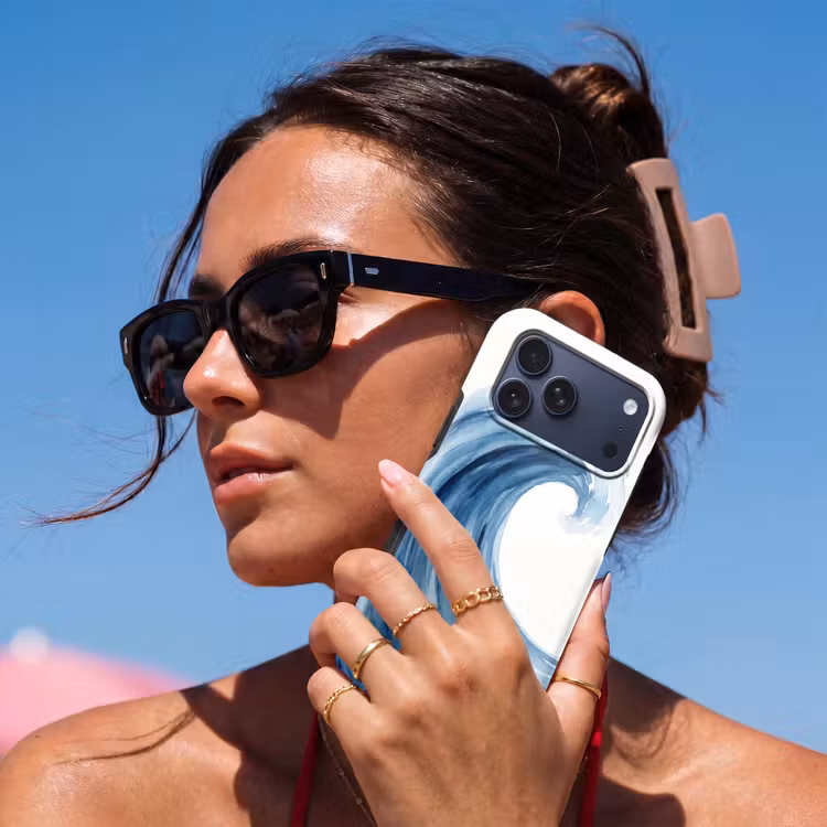 Telefoonhoesje Toughcase - Water - Beweging - Natuur - Modern - Blauw — 6