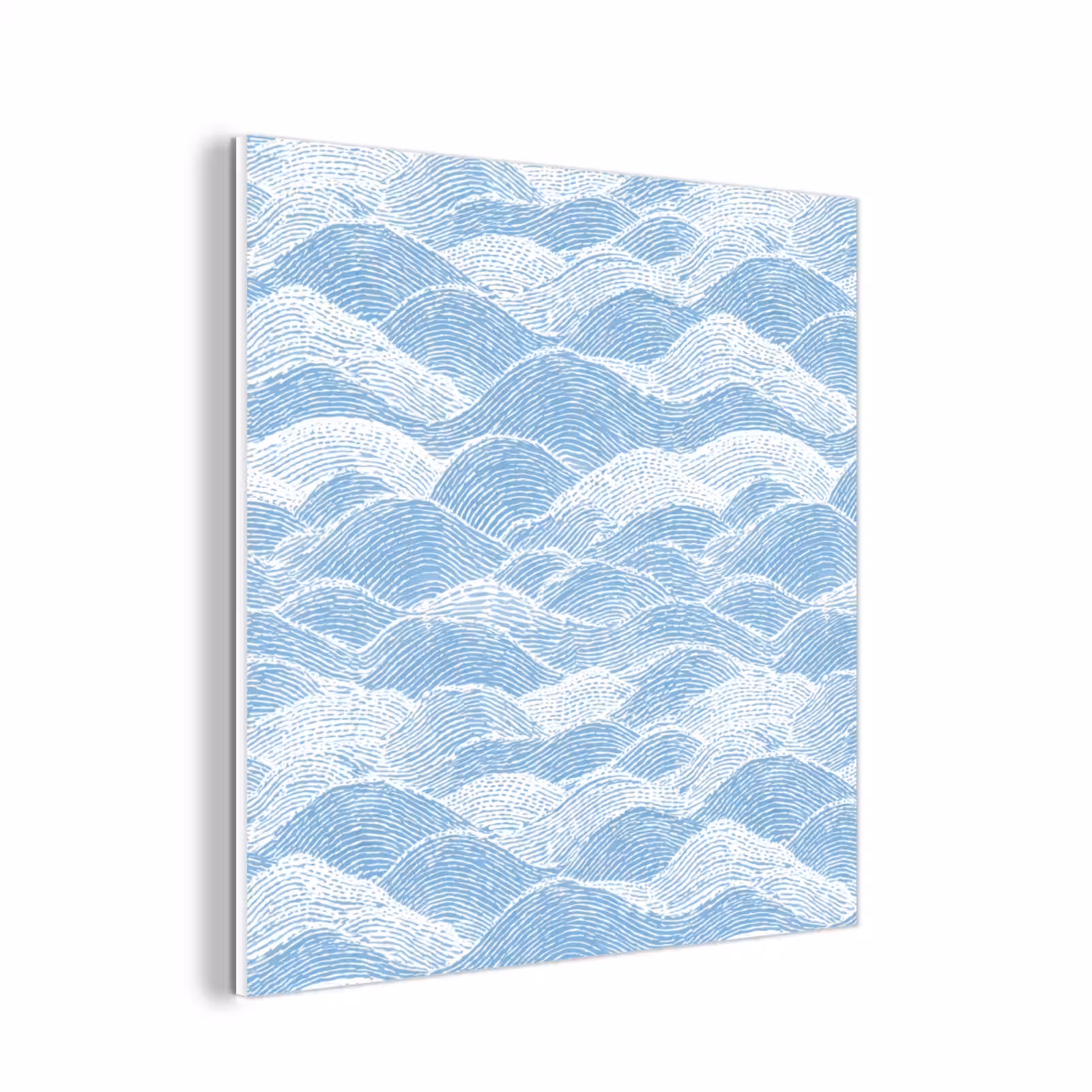 Forex - Blauw - Wit - Golven - Getekend — 1