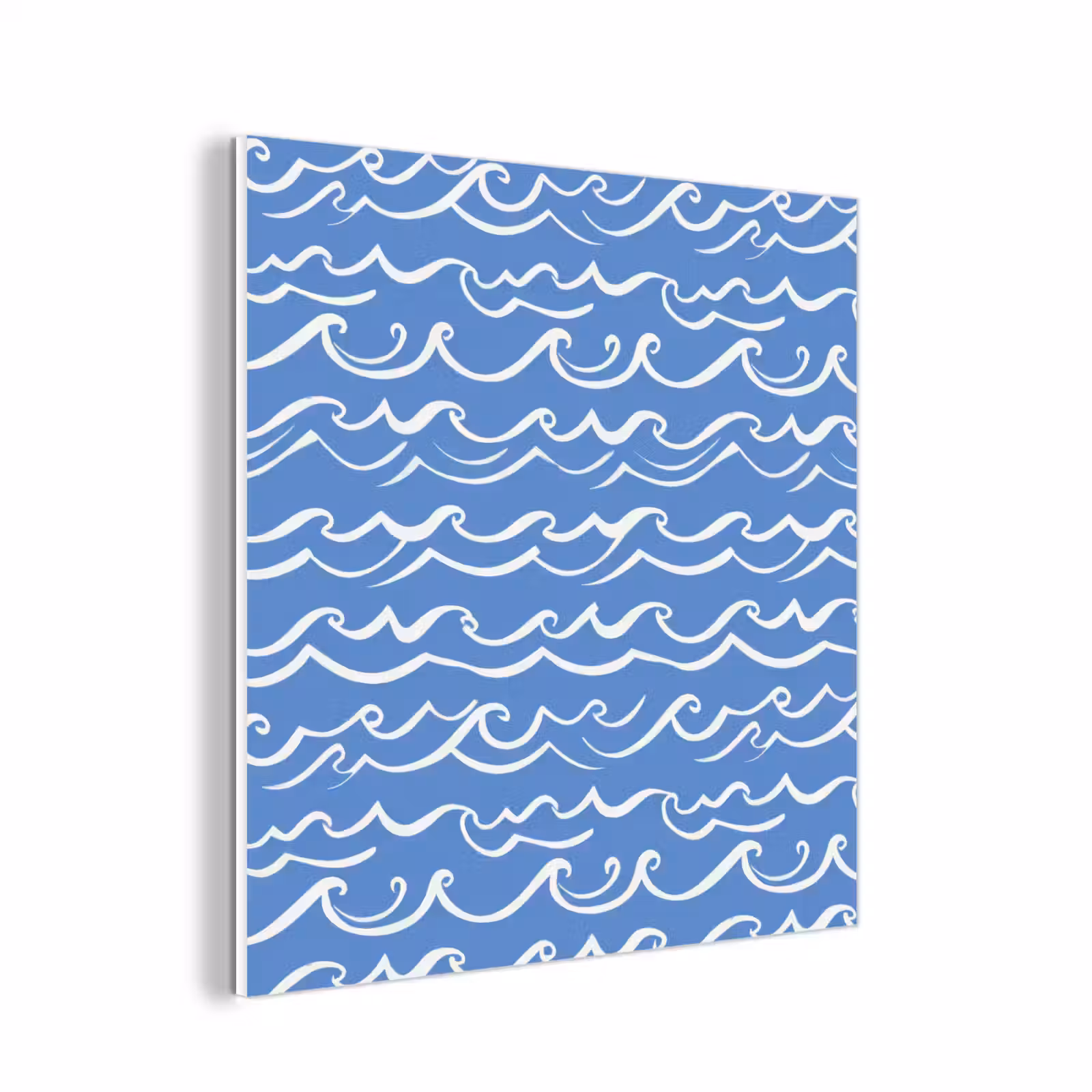 Forex - Blauw - Wit - Simpel - Getekend - Golven — 1