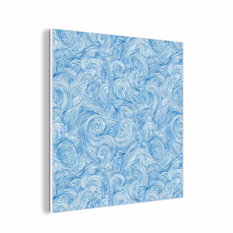 Forex - Blauw - Wit - Spiraal - Golven - Lijnen — 1