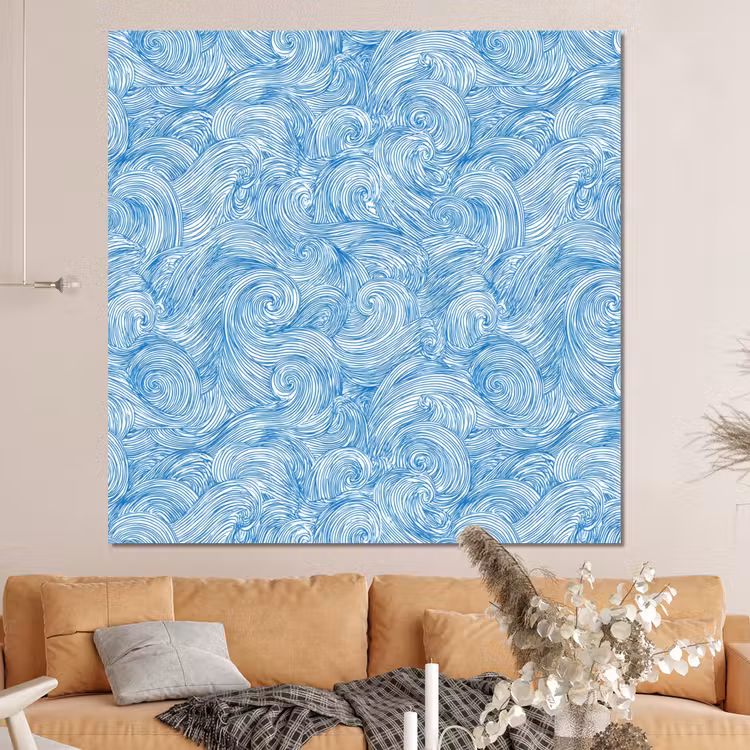Forex - Blauw - Wit - Spiraal - Golven - Lijnen — 4