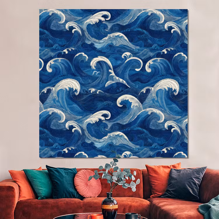 Forex - Japans - Oceaan - Golven - Blauw — 3