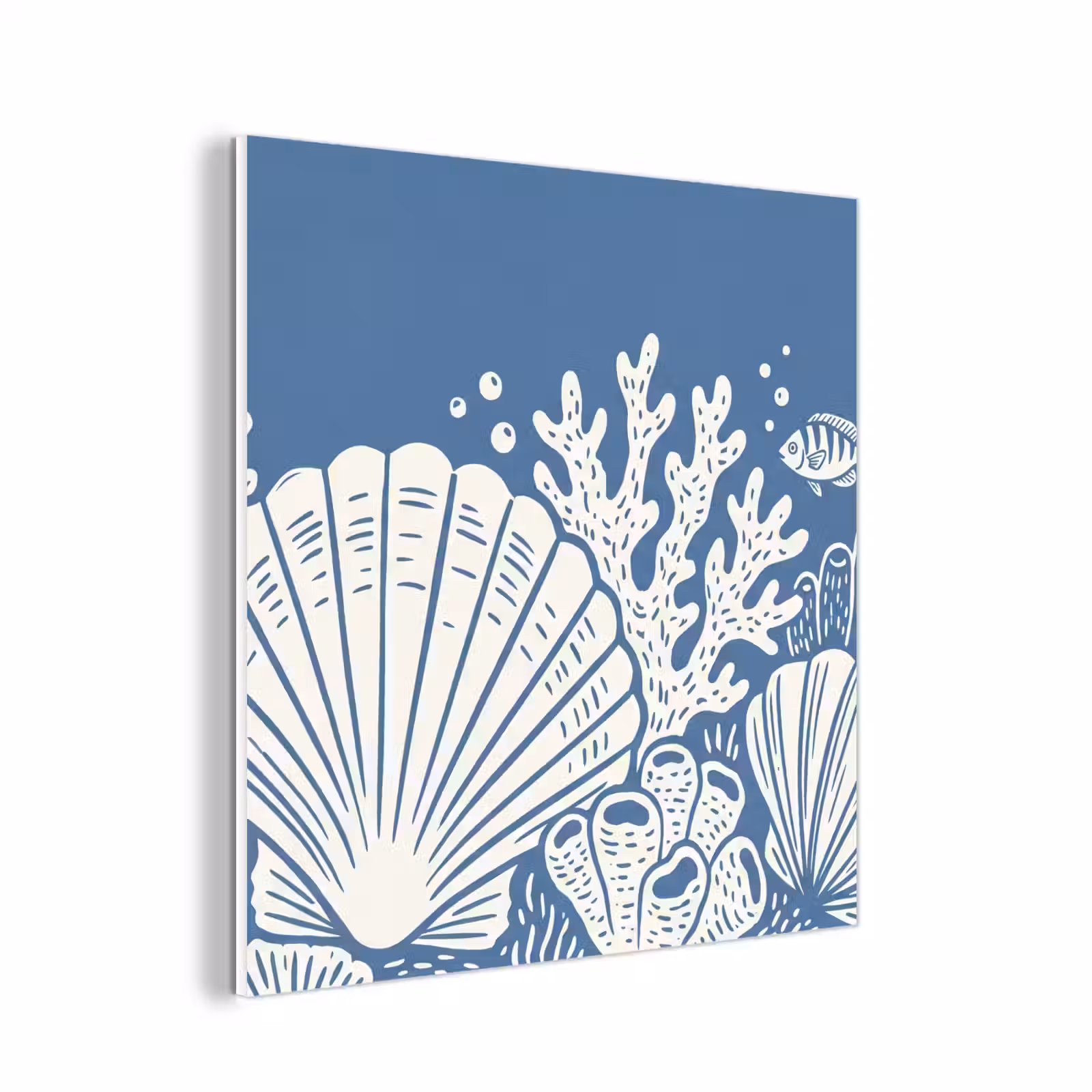 Forex - Zeeleven - Koraal - Schelp - Vis - Illustratie - Onderwater — 1