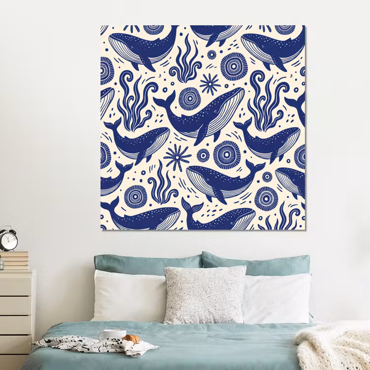 Forex - Walvis - Onderwater - Dieren - Abstract - Blauw — 2