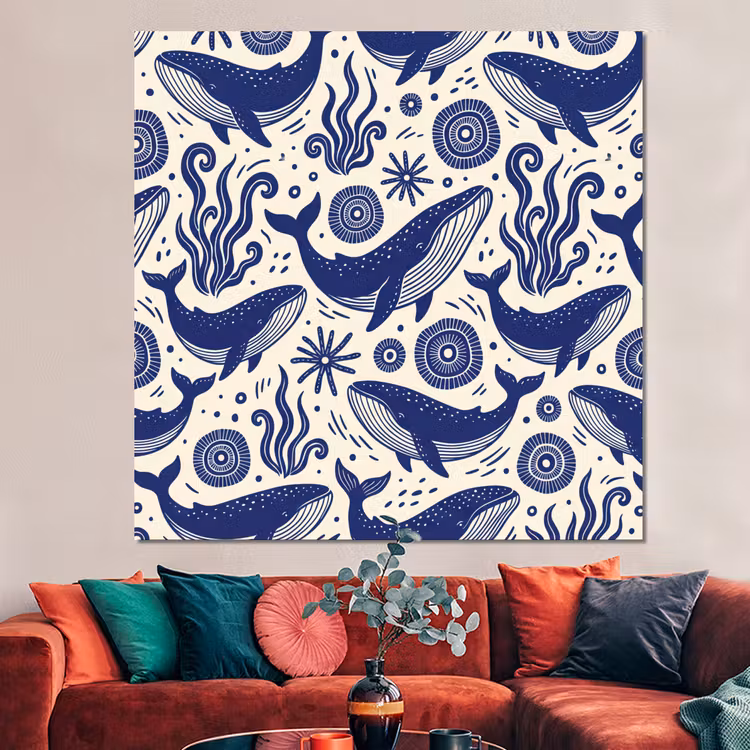 Forex - Walvis - Onderwater - Dieren - Abstract - Blauw — 3