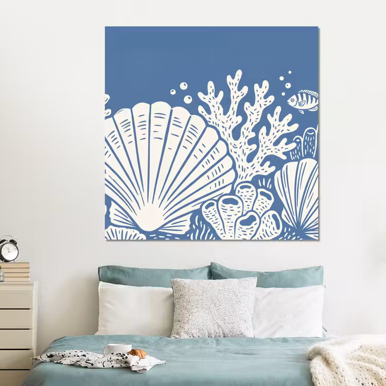 Forex - Zeeleven - Koraal - Schelp - Vis - Illustratie - Onderwater — 2