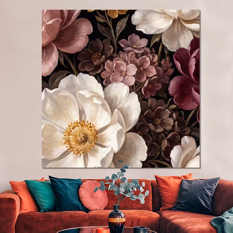 Forex - Bloemen - Boeket - Klassiek - Donker - Rood — 3