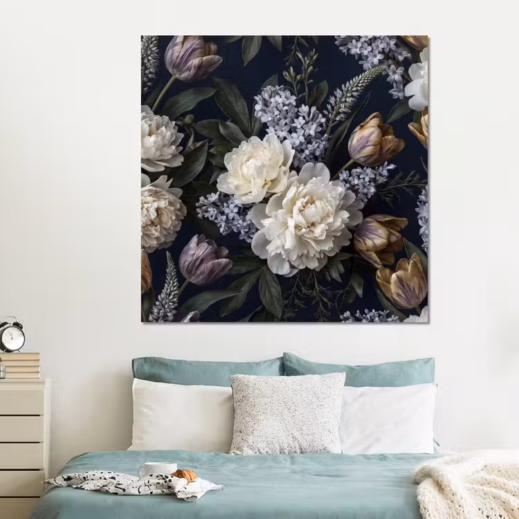 Forex - Bloemen - Donker - Elegant - Natuur - Wit — 2