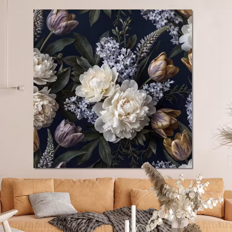 Forex - Bloemen - Donker - Elegant - Natuur - Wit — 4