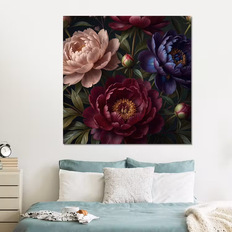 Forex - Bloemen - Boeket - Natuur - Modern - Donker — 2