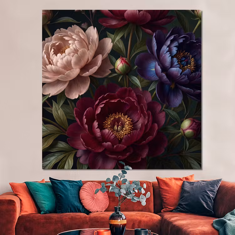 Forex - Bloemen - Boeket - Natuur - Modern - Donker — 3