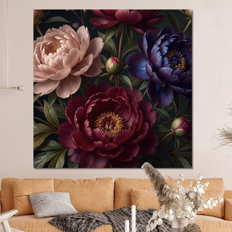 Forex - Bloemen - Boeket - Natuur - Modern - Donker — 4
