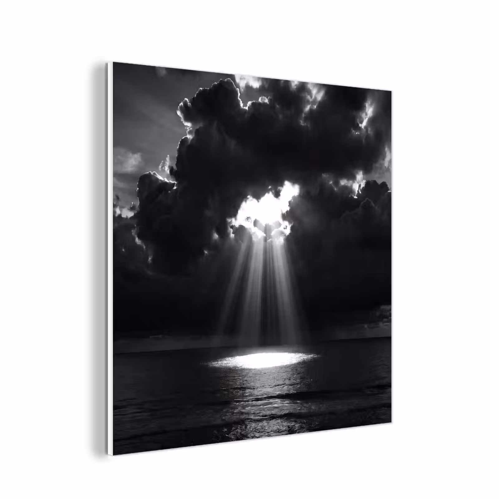 Forex - Licht - Wolken - Zee - Zwart-wit - Natuur — 1