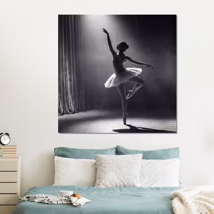 Forex - Danser - Podium - Zwart-wit - Kunst - Klassiek — 2