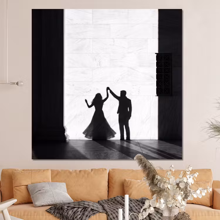 Forex - Mensen - Schaduw - Dans - Zwart-wit - Liefde — 4