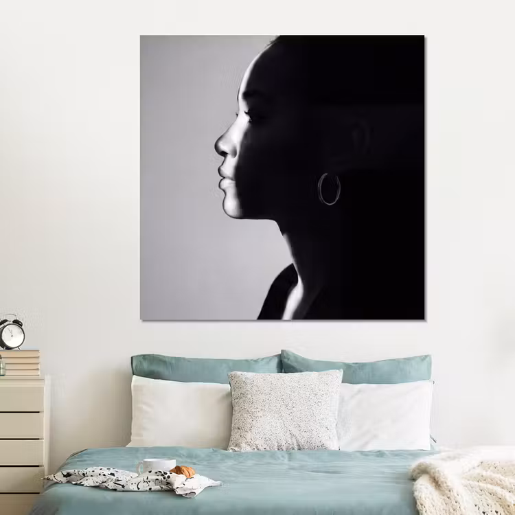 Forex - Vrouw - Profiel - Mensen - Zwart-wit — 2