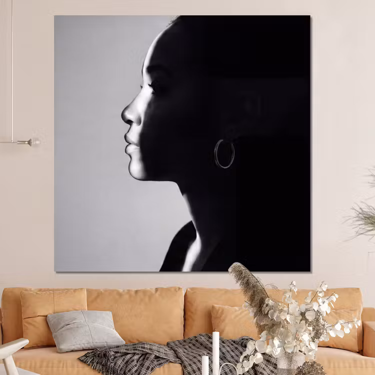 Forex - Vrouw - Profiel - Mensen - Zwart-wit — 4