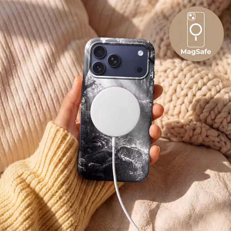 Telefoonhoesje Toughcase - Bos - Lichtstralen - Natuur - Zwart-wit — 8