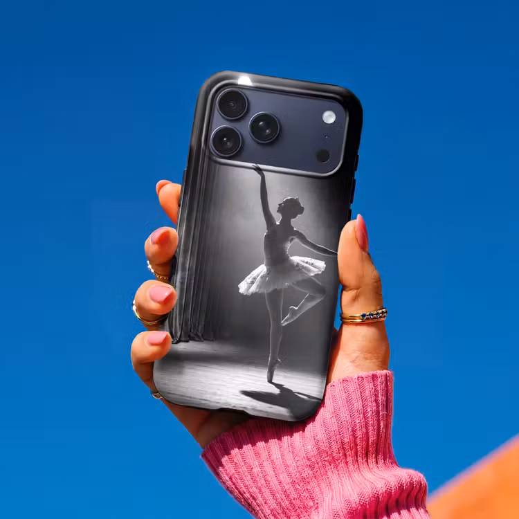 Telefoonhoesje Toughcase - Danser - Podium - Zwart-wit - Kunst - Klassiek — 2