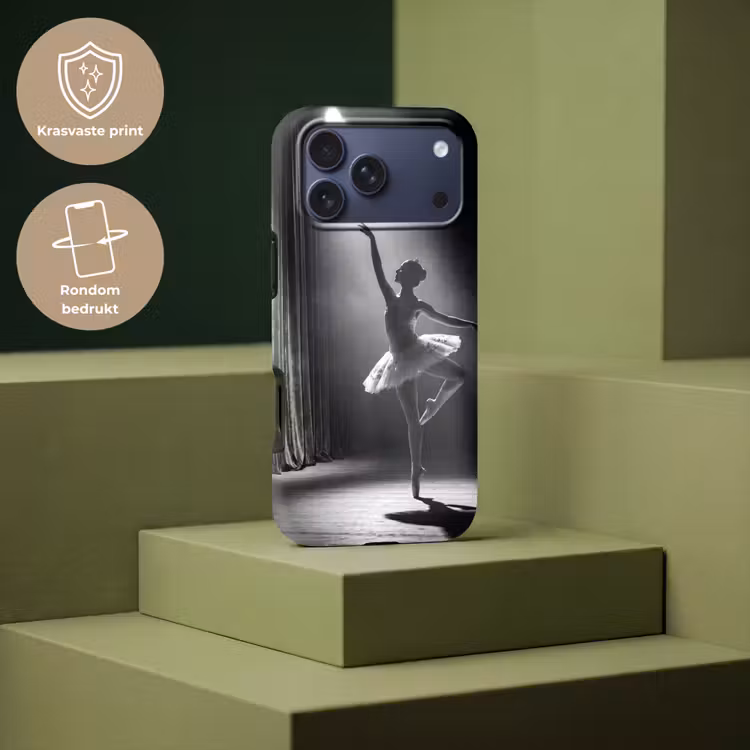 Telefoonhoesje Toughcase - Danser - Podium - Zwart-wit - Kunst - Klassiek — 7