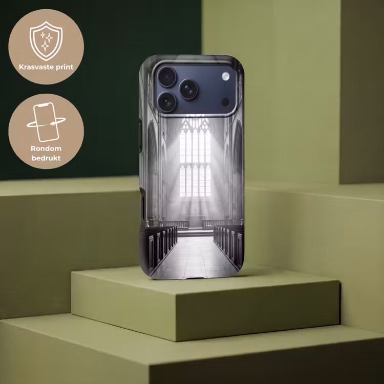 Telefoonhoesje Toughcase - Kerk - Interieur - Lichtstralen - Architectuur - Klassiek — 7