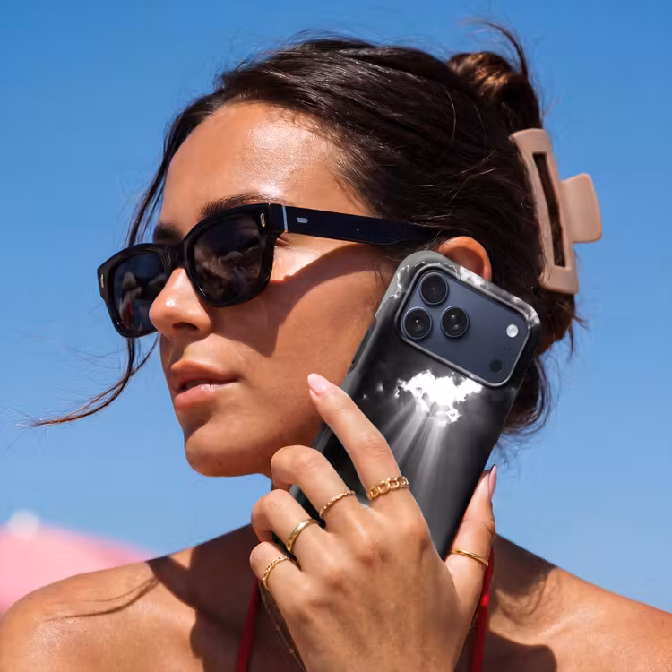 Telefoonhoesje Toughcase - Licht - Wolken - Zee - Zwart-wit - Natuur — 6