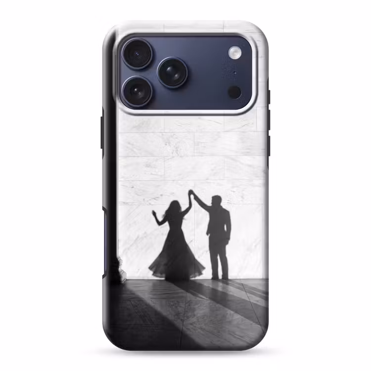 Telefoonhoesje Toughcase - Mensen - Schaduw - Dans - Zwart-wit - Liefde — 1